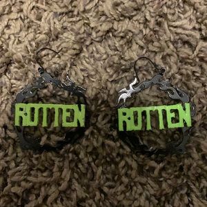 Rotten earrings